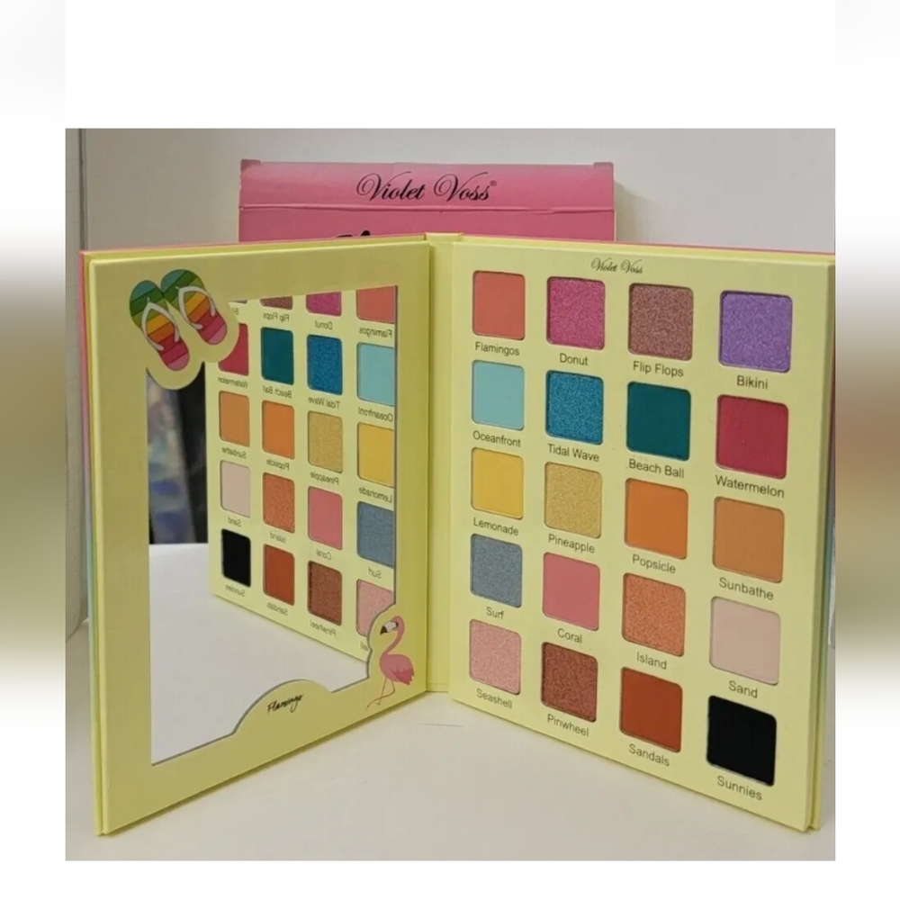 VIOLET VOSS FLAMINGO EYE Shadow Palette 20 Colors New in BOX 100 % Authentic